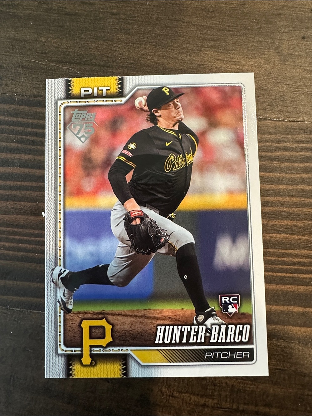 Topps Pittsburgh Pirates Hunter Barco RC card